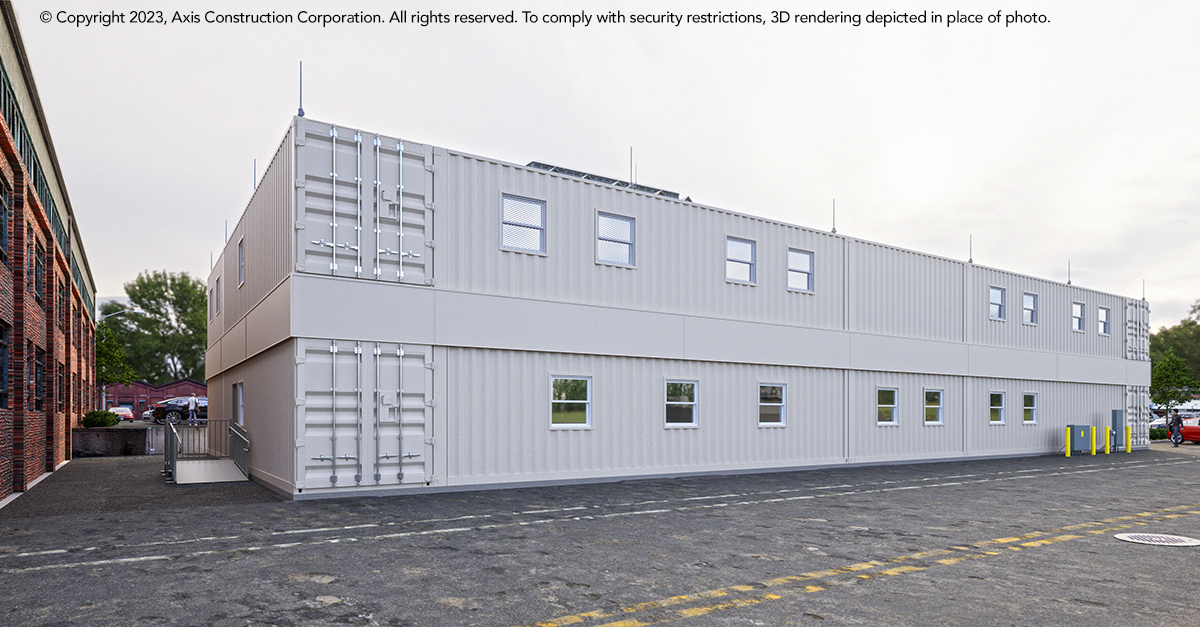 Axis Construction Corporation, an award-winning leader in off-site modular and conventional commercial construction for the Northeast, has won “First Place, Relocatable Assembly – Over 10,000 Square Feet” at the 2023 World of Modular Annual Convention & Tradeshow—the modular industry’s largest and most acclaimed awards competition.