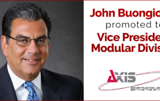 Headshot of John Buongiorno - Promoted Vice President Modular Division Axis Construction